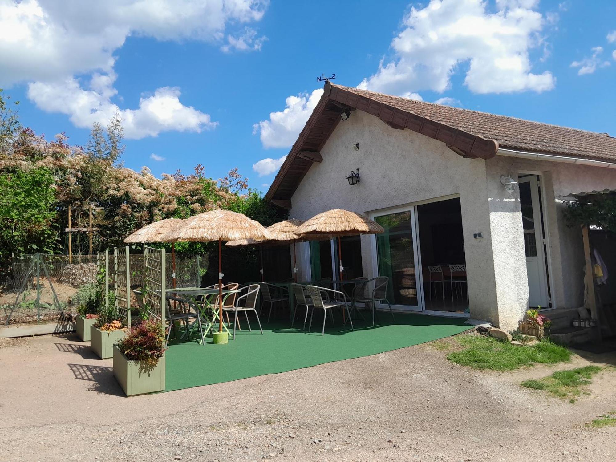 Chambres D Hotes Au P'Tit Bonheur Campagnard Jarnosse Exterior foto